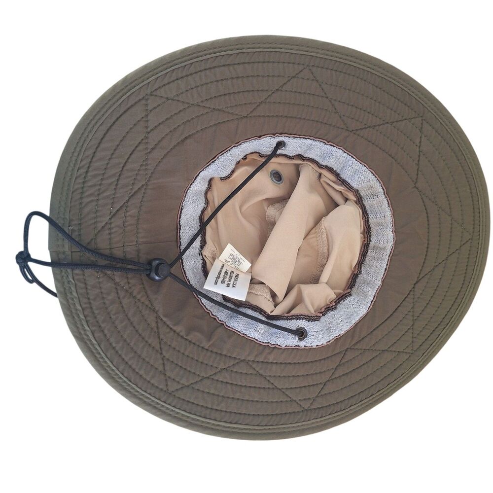 Watership Trading Co Boonie Hat Chin Strap Adult L Hiking Gardening USA Khaki - Picture 7 of 16